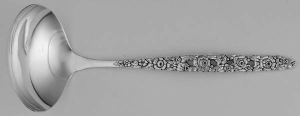 Silver Valentine (Silverplate, 1973) Solid Gravy Ladle