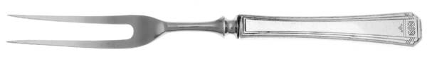 Skyline-Skycrest (Silverplate, 1930) Small Steak Carving Fork with Stainless Prongs