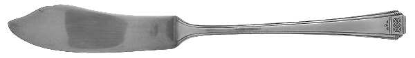 Skyline-Skycrest (Silverplate, 1930) Flat Handle Master Butter Knife