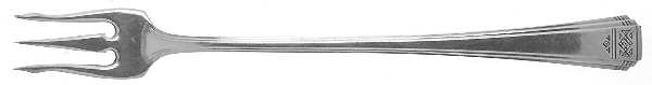 Skyline-Skycrest (Silverplate, 1930) Short Handle Pickle/Olive Fork