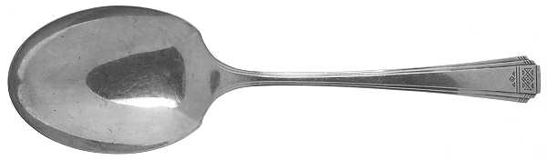 Skyline-Skycrest (Silverplate, 1930) Solid Smooth Casserole Spoon