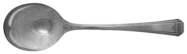 Skyline-Skycrest (Silverplate, 1930) Round Bowl Soup Spoon (Cream Soup)