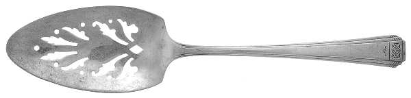 Skyline-Skycrest (Silverplate, 1930) Solid Pierced Pie Server