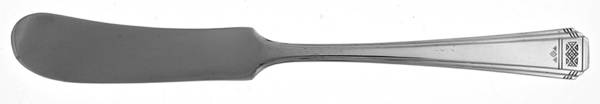 Skyline-Skycrest (Silverplate, 1930) Flat Handle Butter Spreader