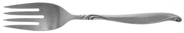 Skyward (Silverplate, 1963) Medium Solid Cold Meat Serving Fork
