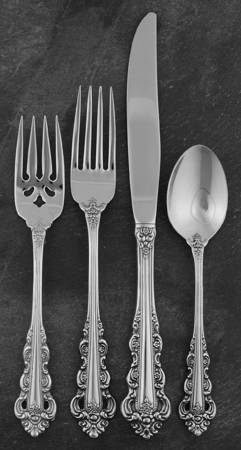 Southern Baroque (Stainless) 4 Piece Place Setting
