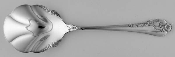 Southern Garden (Silverplate, 1989) Solid Shell Casserole Spoon