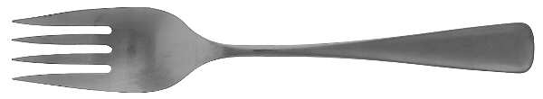 Solar II (Stainless) Medium Solid Cold Meat Serving Fork