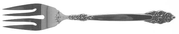 Spanish Crown (Silverplate, 1970) Individual Salad Fork