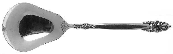 Spanish Crown (Silverplate, 1970) Solid Smooth Casserole Spoon