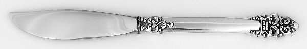 Spanish Crown (Silverplate, 1970) Hollow Handle Master Butter Knife