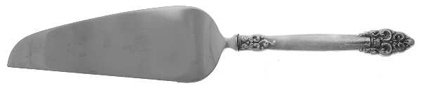 Spanish Crown (Silverplate, 1970) Pie & Cake Server with Stainless Blade