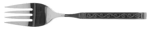 Spanish Court (Stainless) Medium Solid Cold Meat Serving Fork