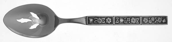 Spring Fever (Stainless) Pierced Tablespoon (Serving Spoon)