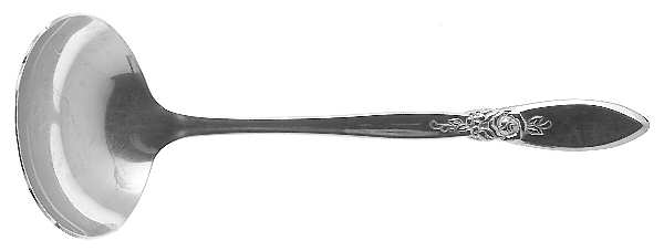 Spring Rose (Stainless) Solid Gravy Ladle