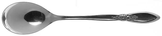 Spring Rose (Stainless) Ice Cream Spoon Individual