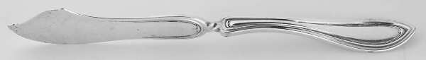 Standish (Silverplate, 1914) Flat Handle Master Butter Knife