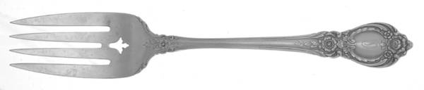 Stanton Hall (Sterling, 1951) Monogram Individual Salad Fork