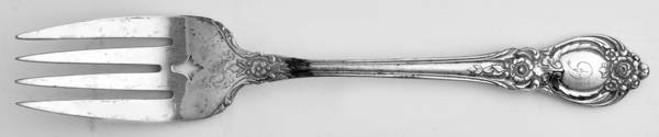 Stanton Hall (Sterling, 1951) Monogram Individual Salad Fork