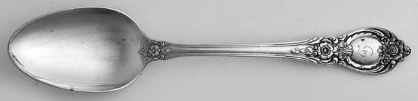 Stanton Hall (Sterling, 1951) Monogrammed Oval Dessert/Soup Spoon