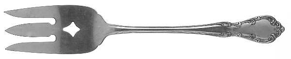 St. Louis (Stainless) Medium Solid Cold Meat Serving Fork