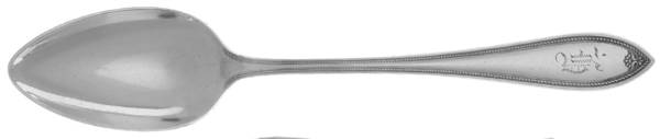 St. Regis (Silverplate, 1911) Monogram Place/Oval Soup Spoon