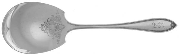 St. Regis (Silverplate, 1911) Monogram Solid Smooth Casserole Spoon