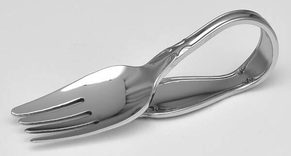 Strathmore (Stainless) Baby Fork with Curved Handle HC