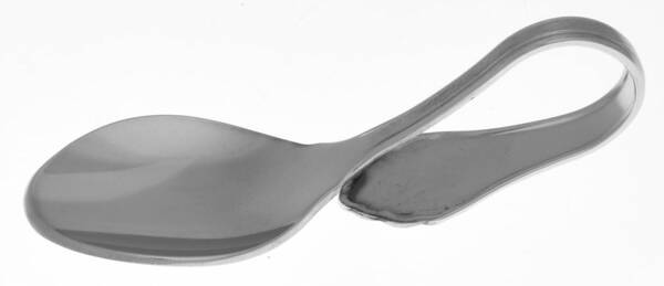 Summer Mist-Autumn Glow (Stainless) Baby Spoon with Curved Handle HC