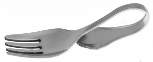 Summer Mist-Autumn Glow (Stainless) Baby Fork with Curved Handle HC
