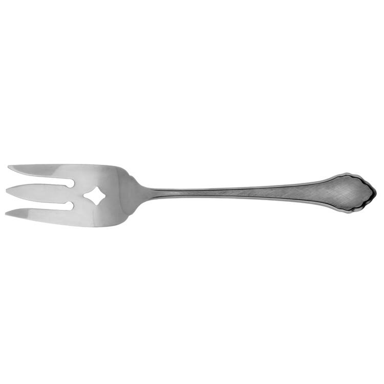 Summer Mist-Autumn Glow (Stainless) Medium Solid Cold Meat Serving Fork