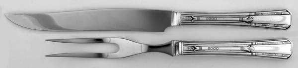 Sunrise (Silverplate, 1934) Small Stainless Blade 2-Piece Steak Carving Set