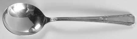 Sunrise (Silverplate, 1934) Round Bowl Soup Spoon (Gumbo)