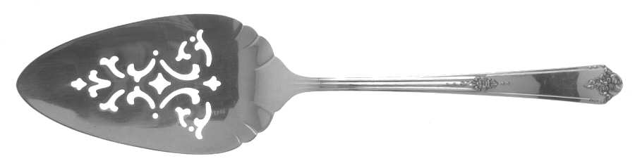 Sweet Briar (Silverplate, 1948) Solid Pierced Pie Server