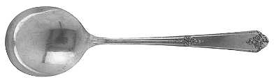Sweet Briar (Silverplate, 1948) Round Bowl Soup Spoon (Gumbo)