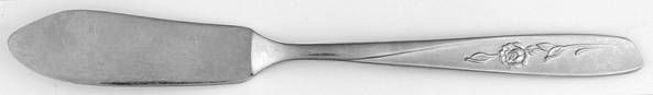 Sweet Briar (Stainless, Glossy) Flat Handle Master Butter Knife