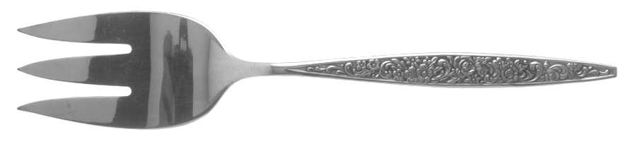 Tangier (Silverplate, 1969) Medium Solid Cold Meat Serving Fork