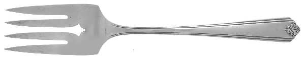 Tempo (Silverplate, 1930) Medium Solid Cold Meat Serving Fork