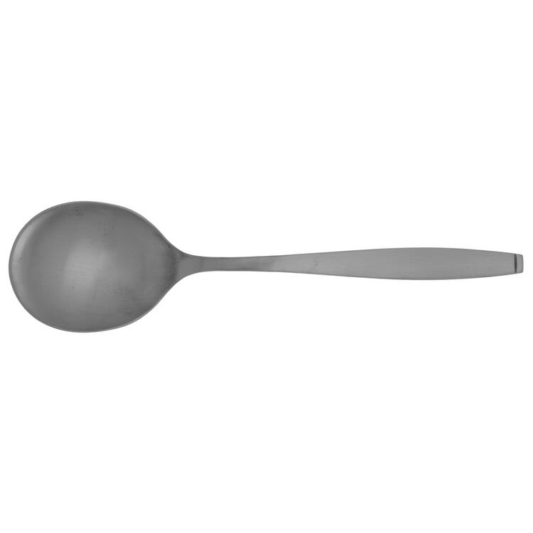 Tempo (Plain, Stainless) Round Bowl Soup Spoon (Gumbo)