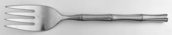 Tempura (Stainless) Medium Solid Cold Meat Serving Fork