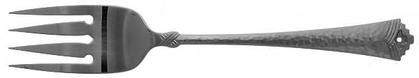 Tesoro (Stainless) Medium Solid Cold Meat Serving Fork