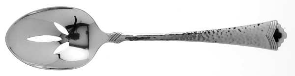 Tesoro-Black (Stainless) Pierced Tablespoon (Serving Spoon)
