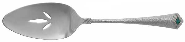 Tesoro-Turquoise (Stainless) Pierced All Stainless Pie Server