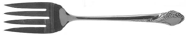 Together (Silverplate, 1956) Medium Solid Cold Meat Serving Fork