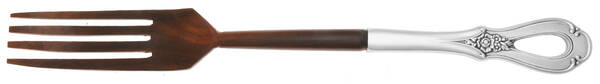 Toujours (Stainless) Salad Serving Fork with Wooden Prongs HC