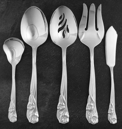 Trillia (Silverplate, 1993) 5 Piece Hostess Set