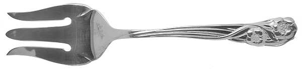 Trillia (Silverplate, 1993) Medium Solid Cold Meat Serving Fork