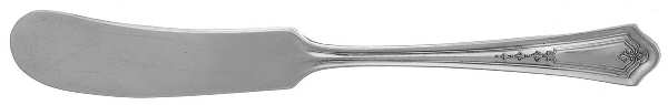 Tuxedo (Silverplate, 1923) Flat Handle Butter Spreader