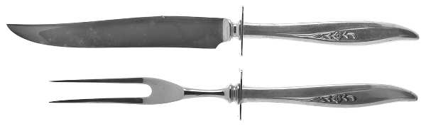 Twilight (Sterling, 1942) Small Stainless Blade 2-Piece Steak Carving Set