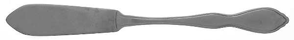 Twilight (Stainless) Flat Handle Master Butter Knife by Oneida Silver